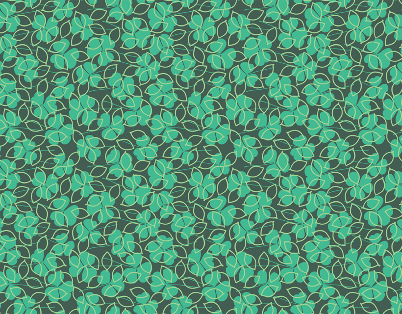 Winter Leaves Pattern