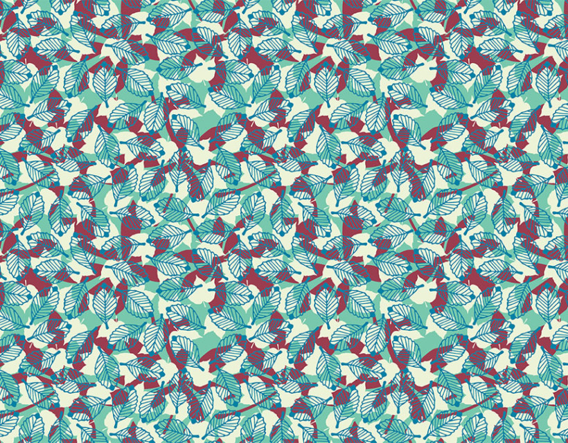 Winter Leaves Pattern
